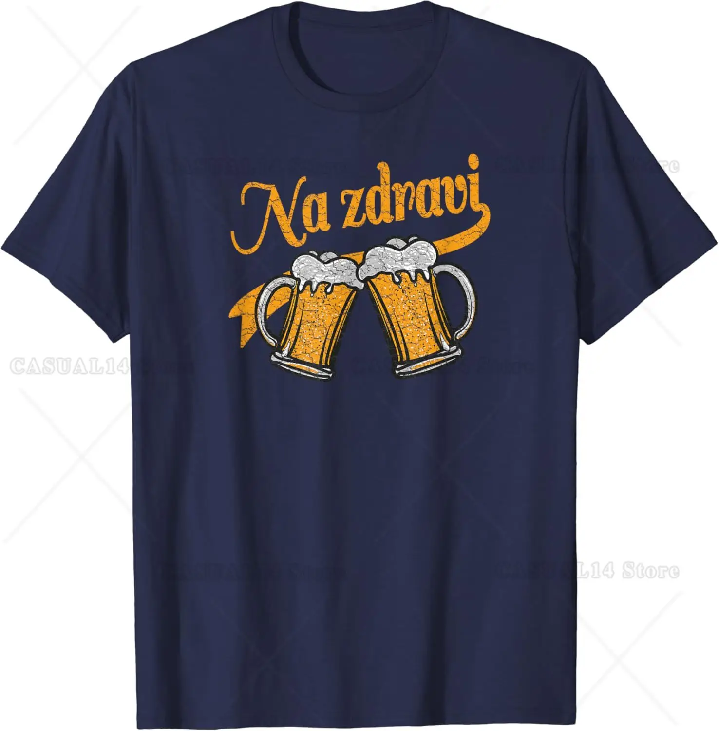 Czech Na Zdravi Cheers Beer Mug Drinking Gift T-shirt