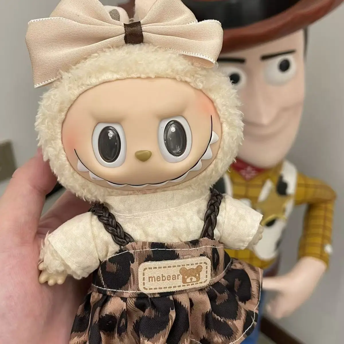 

Кукольная одежда, аксессуары для кукол Labubu 17 см, милая пижама с маской для глаз, хлопковая игрушка для корейской звезды Kpop EXO