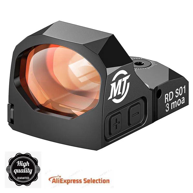 

Shake Motion Awake Mini Red Dot Sight Adapter For GL MOS 3 MOA Red-Dot Optic Pistol Reflex Sight Parallax-Free