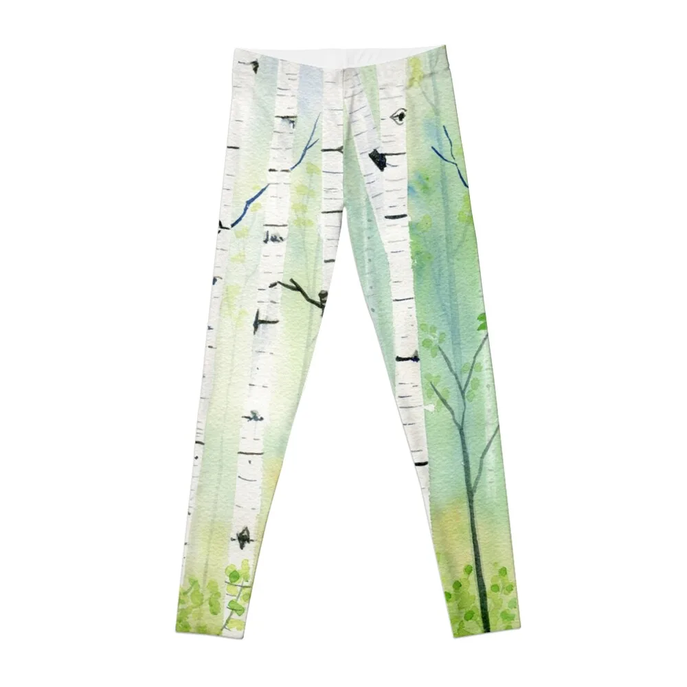 

Birch Trees 2 Leggings sports tennis for gym sportswear woman Womens Leggings