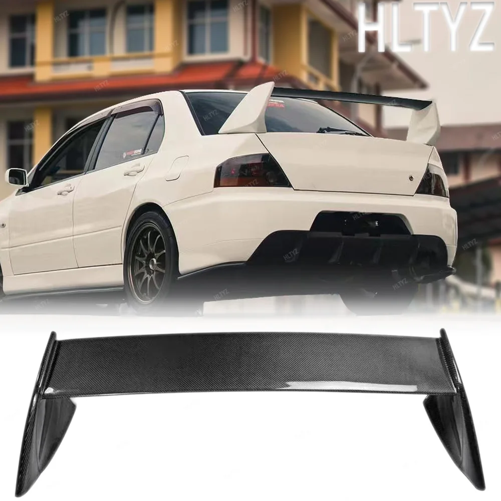 For 1995-2005 Mitsubishi Lancer EVO LE GEN 4 5 6 7 8 9th generation ABS/glossy black trunk lid GT style body kit spoiler