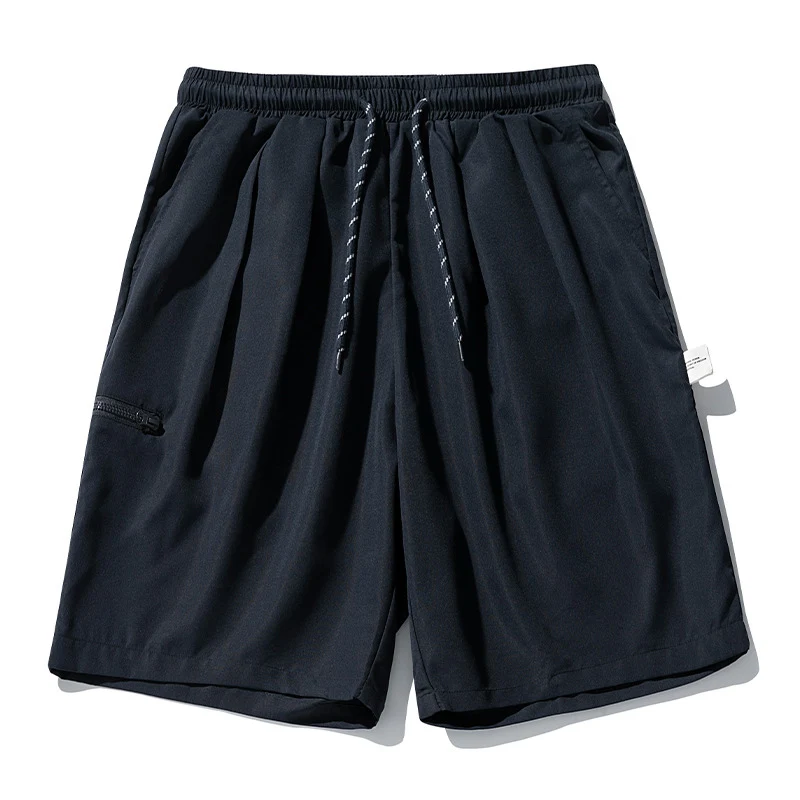 TFETTERS Merk Side Rits Cargo Shorts voor Mannen 2025, Zomer Nieuwe Effen Kleur Kwart Broek Man Buiten Strand Kleding Mannelijke