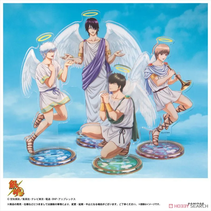 Japan Anime GINTAMA Acrylic Stand Figure Model Plate Cosplay Decoration Kagura Sadaharu Shimura Shinpachi Kagura Gift