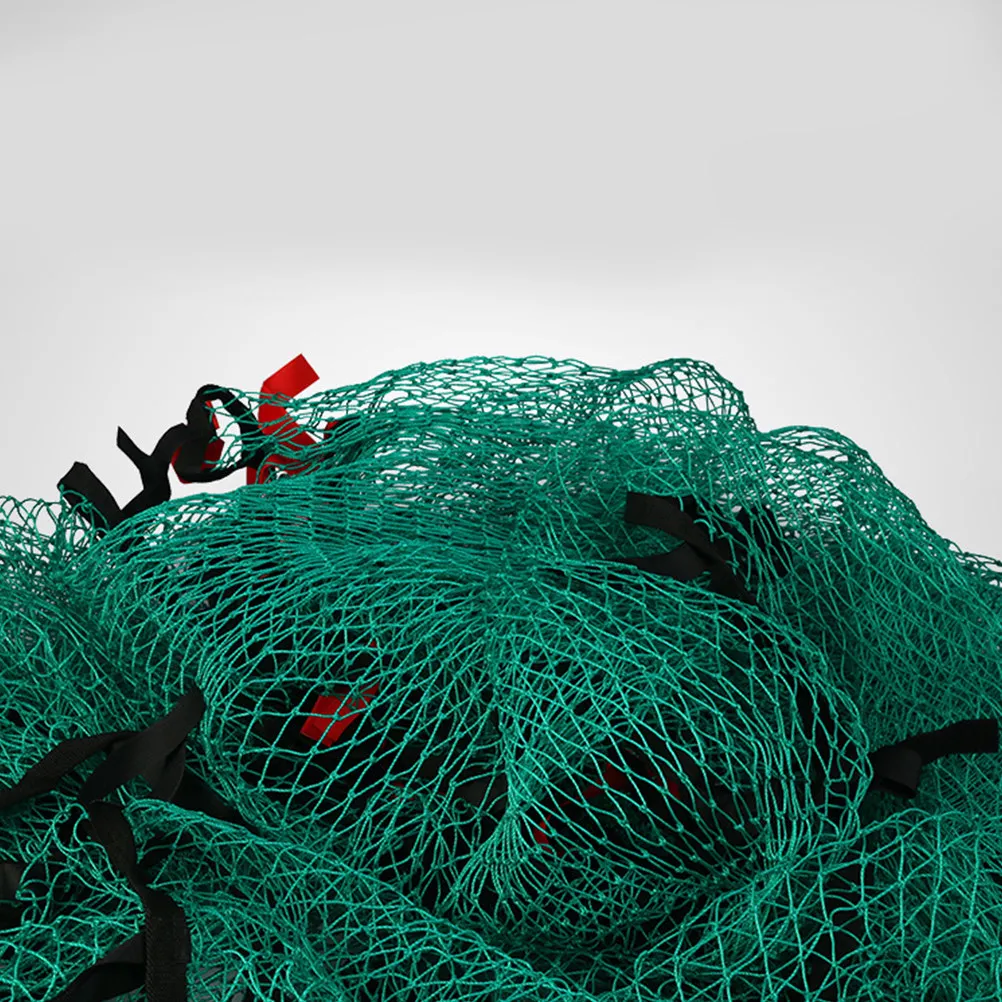 Golf Training Net Green Hemmed Edges With Stickers Security Mesh For Stairs Safety Barrier Course Netting Protecting Mesh