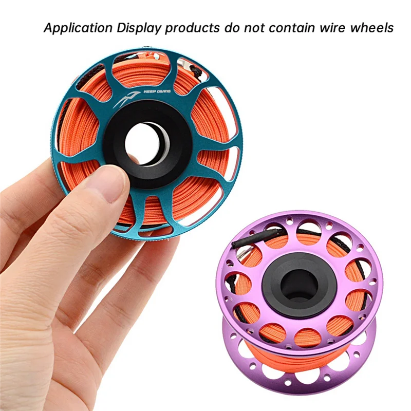 AU13-محور عمود مركزي لبكرة الغوص، تصميم بكرة آمنة، مثالي لعشاق تحت الماء