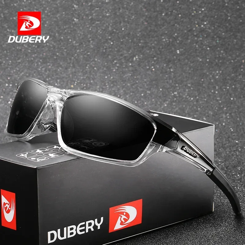 

DUBERY European American sports cycling polarized sunglasses eye protection outdoor night vision sunglasses men's light luxury