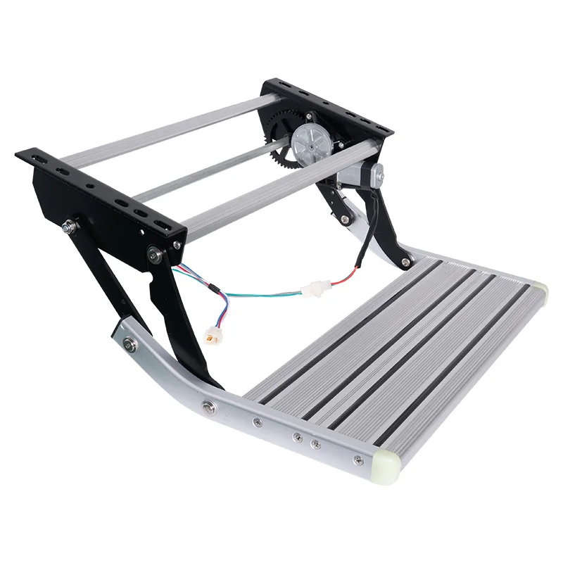 Electric RV Step RV Welcome Step Pedal Telescopic Pedal Trailer Step Middle Door Step Single Layer Foot