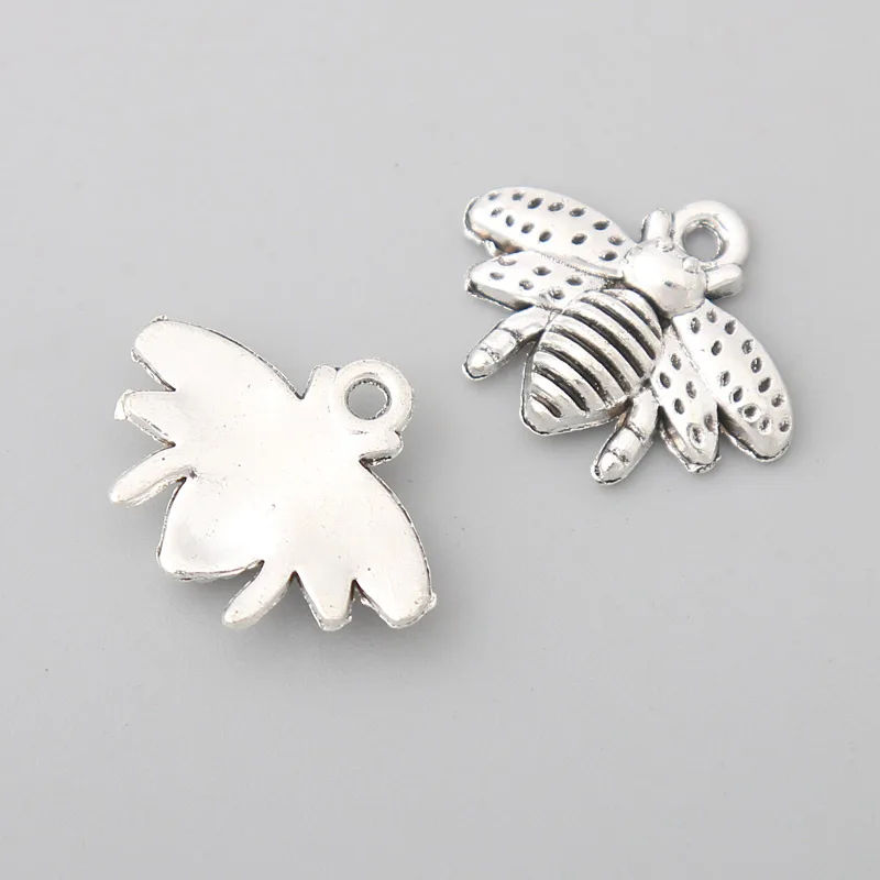 

Fashion Alloy Animal Charms Bee Insect Charms 16*20mm 20pcs AAC1596