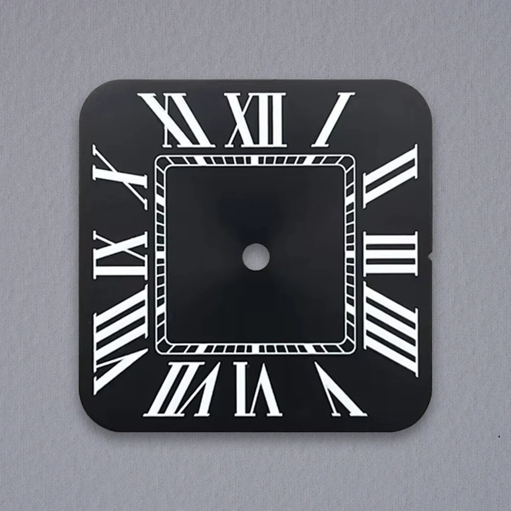 27mm S Logo Rome Dial Fit NH35/NH36/4R/7S Japan Movement No Luminous Watch Modification Accessories