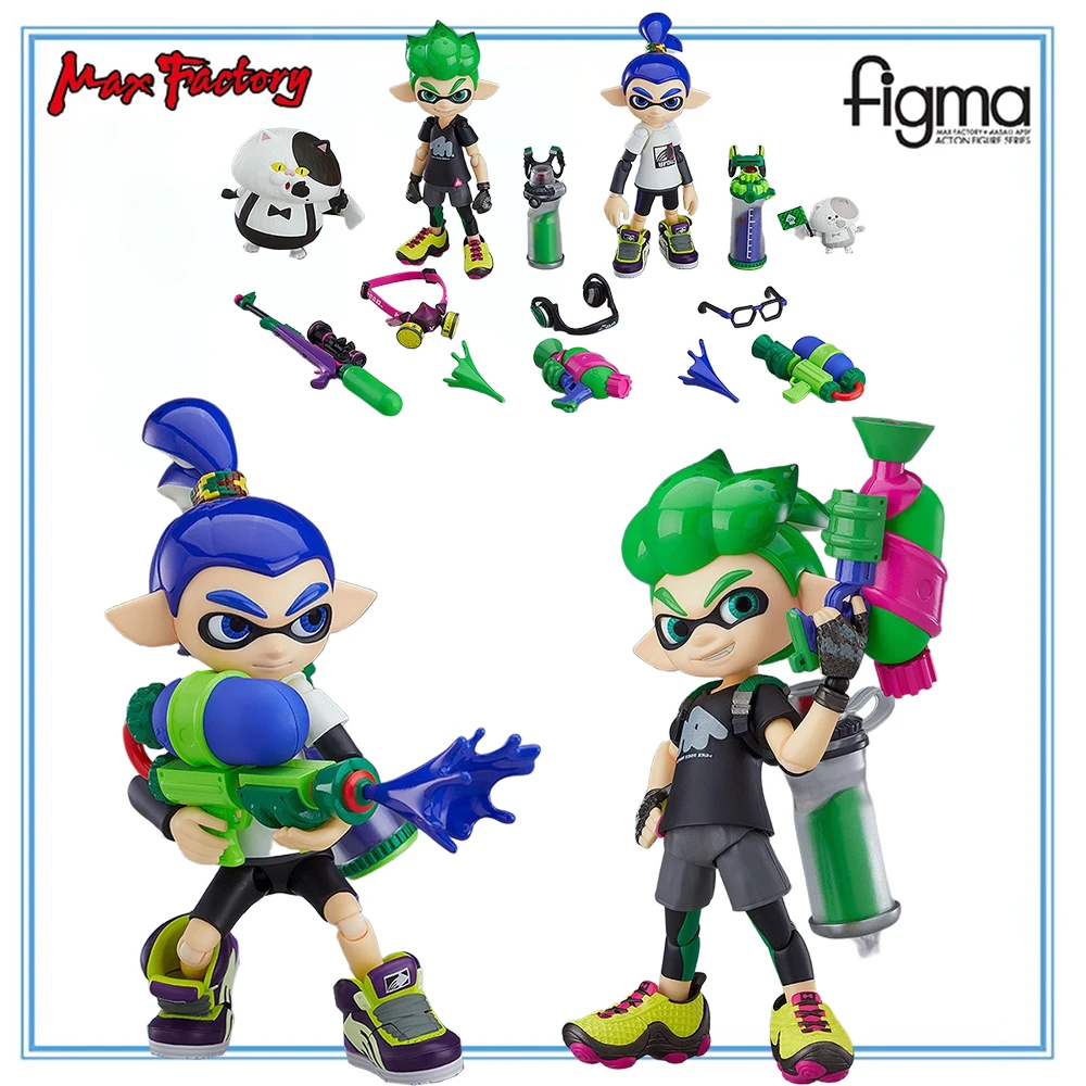 

100% оригинал Max Factory Figma ( # 462-DX) Splatoon Boy Splatoon 2 Kojudge-kun Judge-kun Inkling DX Edition Collection Series