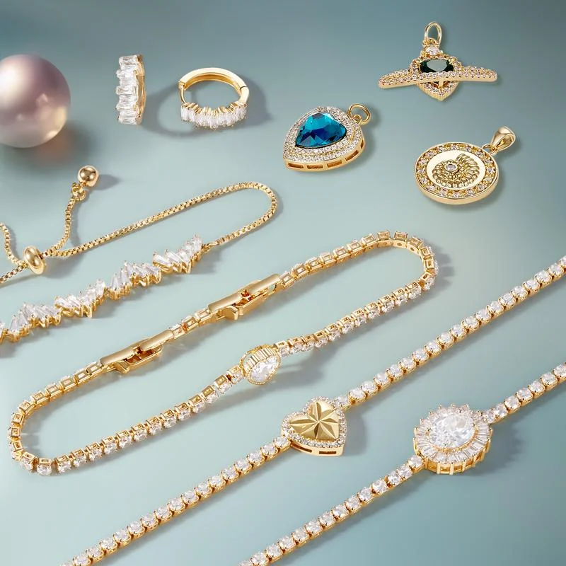 

Random 1/10/20/50 Pieces Mysterious Jewelry Set Women Necklace Earrings Rings Small Bracelets Retro Hip Hop Gift