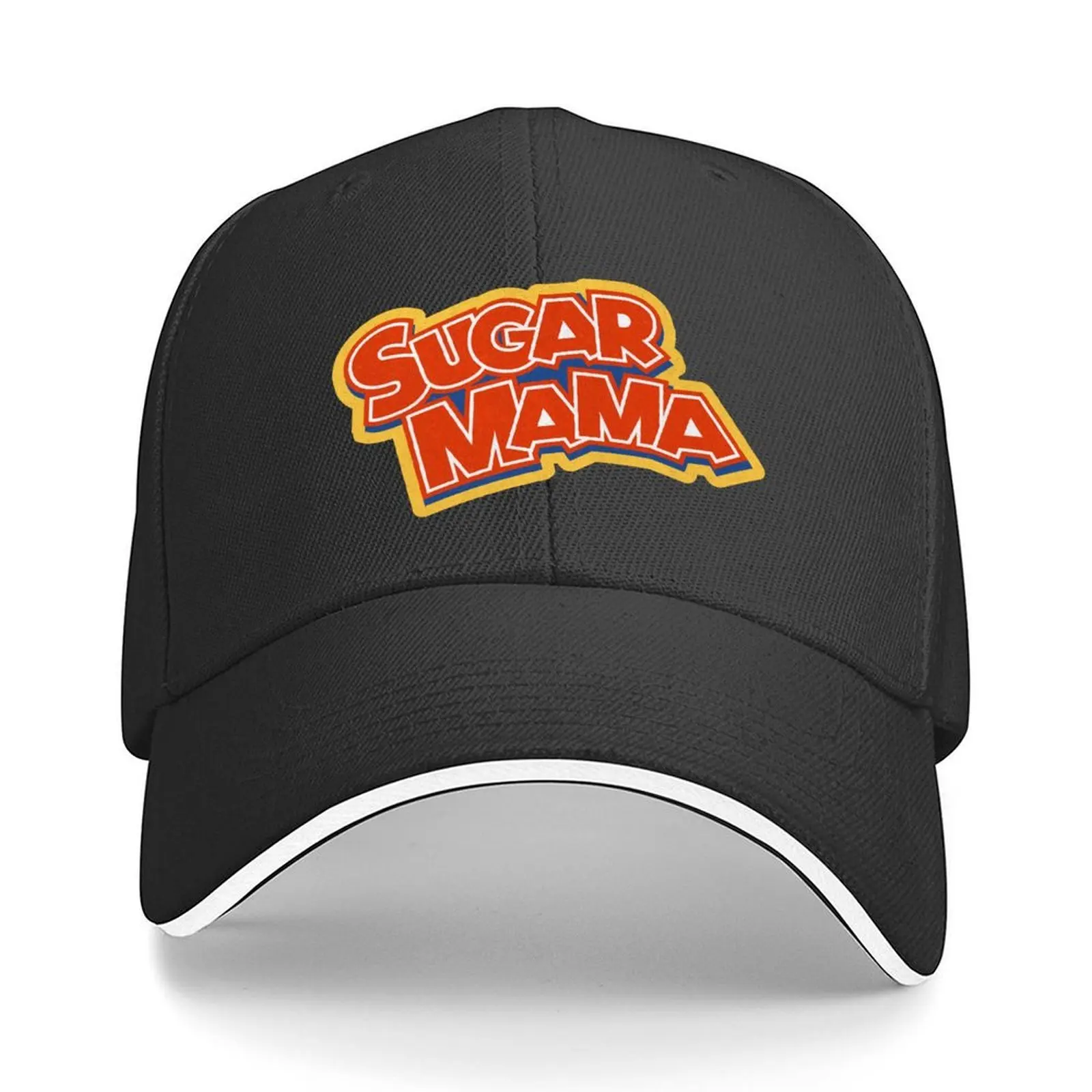 

1960s Sugar Mama Candy Bar Logo Baseball Cap fun hats Hat Baseball Cap Icon hats for men Ladies Men's