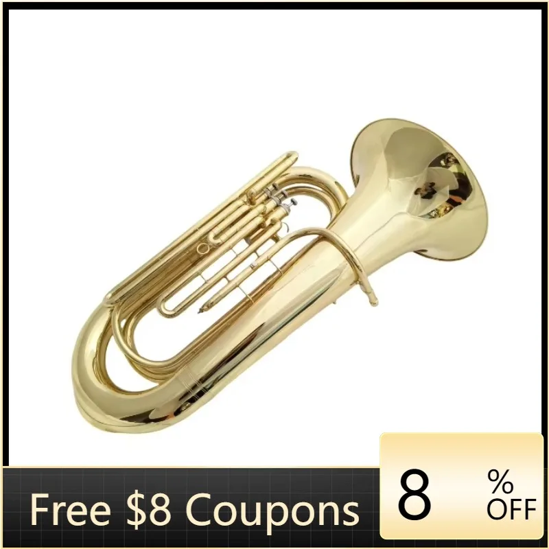 

STLF Adult brass tuba for beginners and professional use tuba