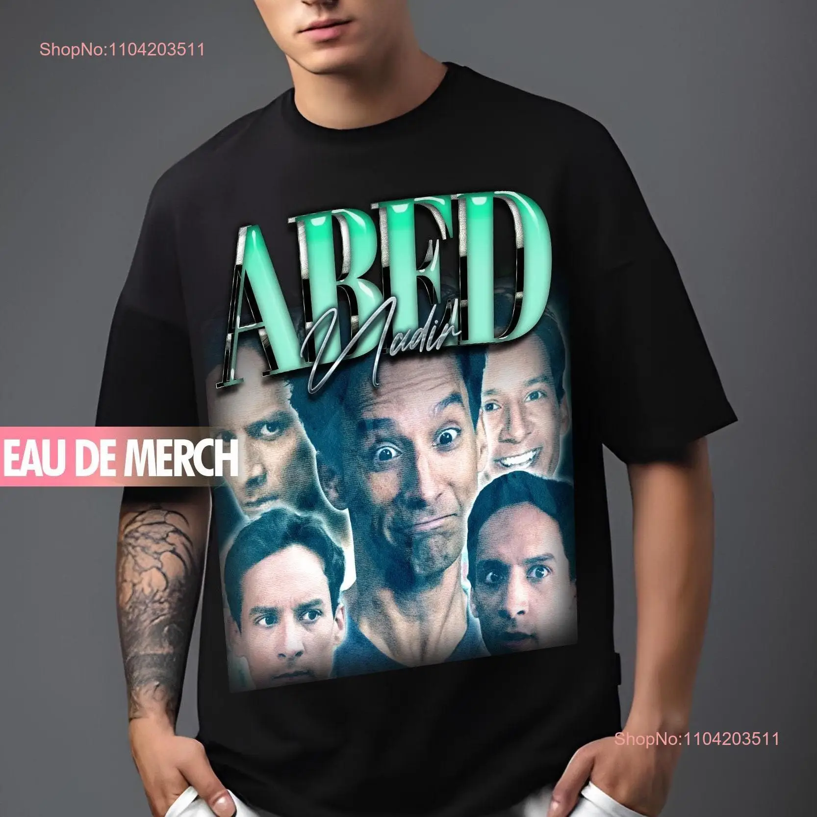 ABED NADIR TEES Vintage T Shirt 90s Tribute Merch Retro Fans Funny long or short sleeves