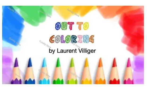 Out of Coloring by Laurent Villiger Magic tricks (Instant Download) Quickly send