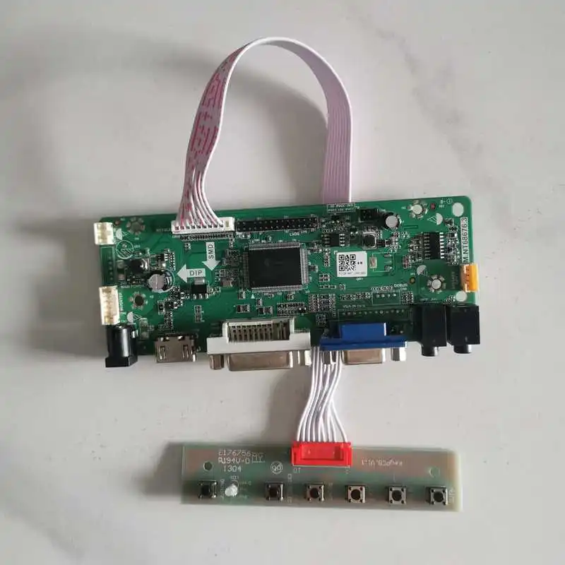 

Controller Driver Board Fit LTM190BT03 M190A1 MT190AW02 M190PW01 HDMI-Compatible Kit LVDS-30Pin LCD Panel DVI VGA 1440*900 2CCFL