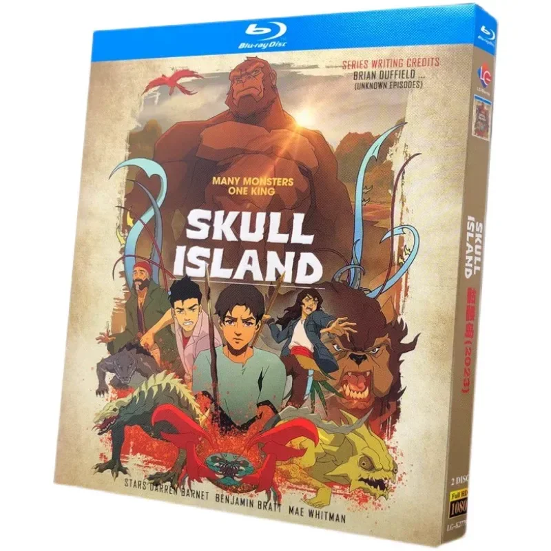 BD Blu-ray Animación de Alta Definición Skull Island Caja de 2 Discos Nicholas Cantu