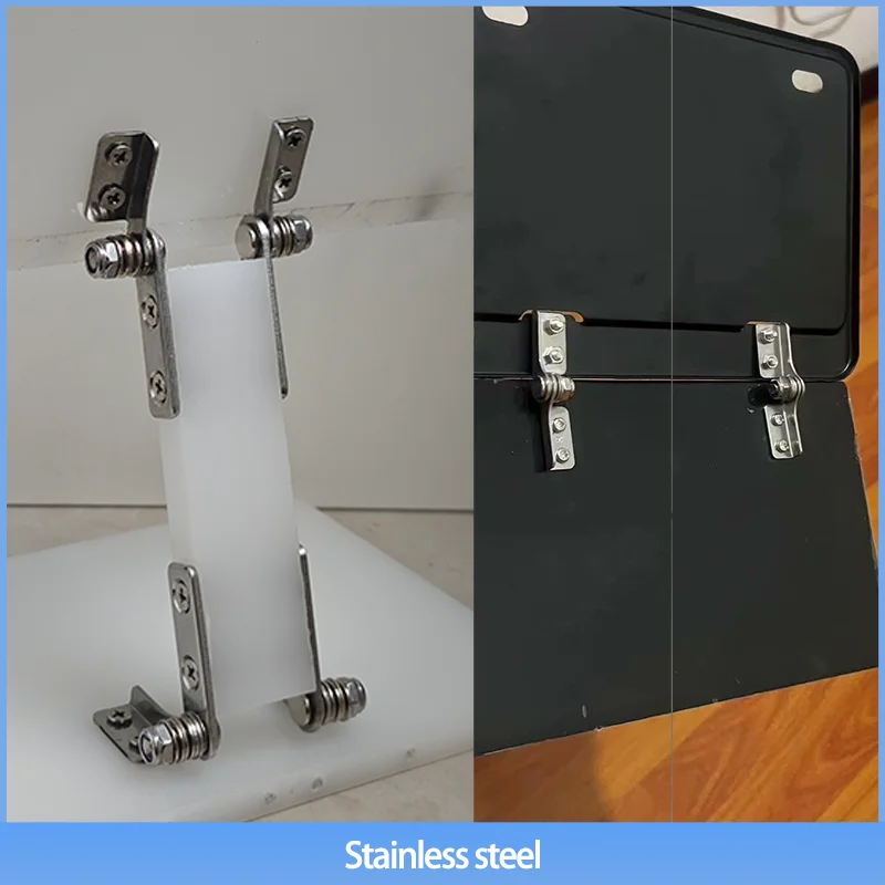 (2 Pairs) Stainless Steel Damping Hinge Equipped With Adjustable Torque And Free Stop Function And Free Stop Pivot