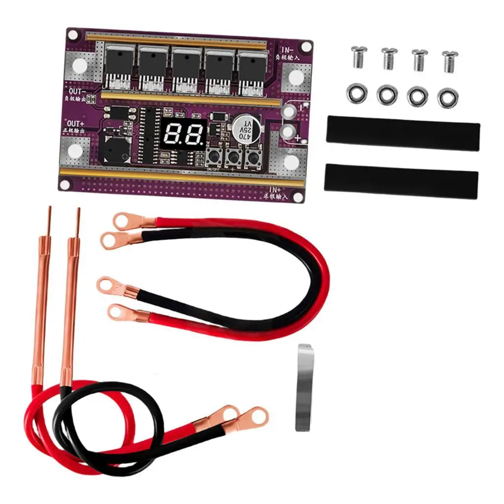 

Плата управления точечной сваркой DIY для точной регулируемой сварки, аксессуар для ремонта и сварки листов из никеля толщиной 0,1-0,3 мм
