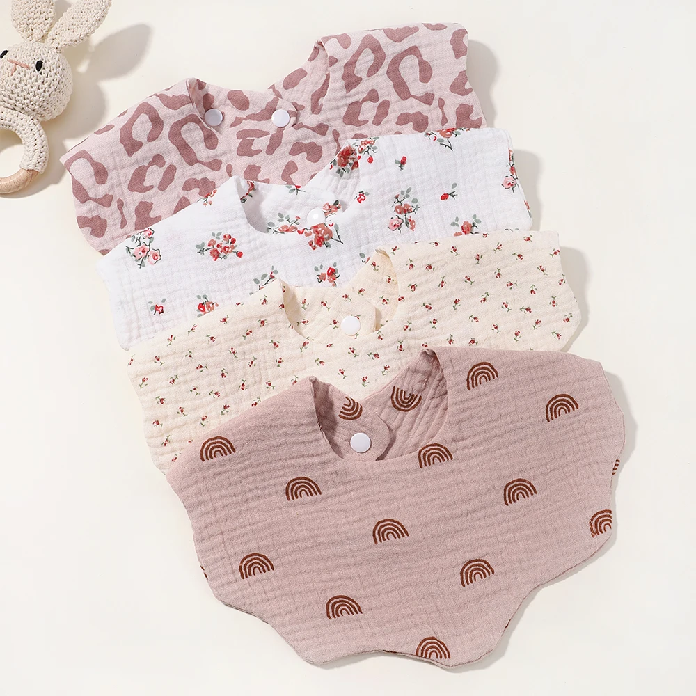 

Newborn Baby Lovely Bibs Infant Burp Cloths Stuff Feeding Drool Bandana Toddler Printing Dribble Spray Type Soft Bib Accessories