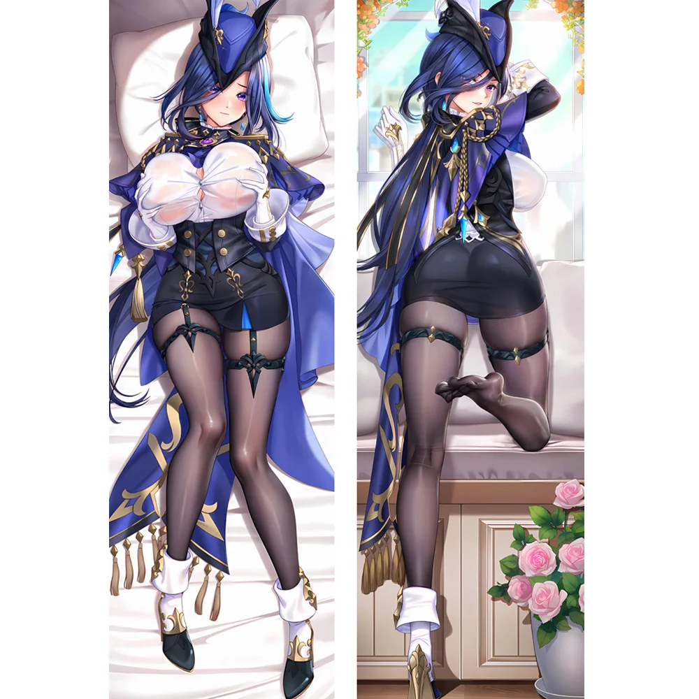 Genshin Impact Anime Dakimakura Pillow Cover Wriothesley Clorinde Furina Body Pillowcase