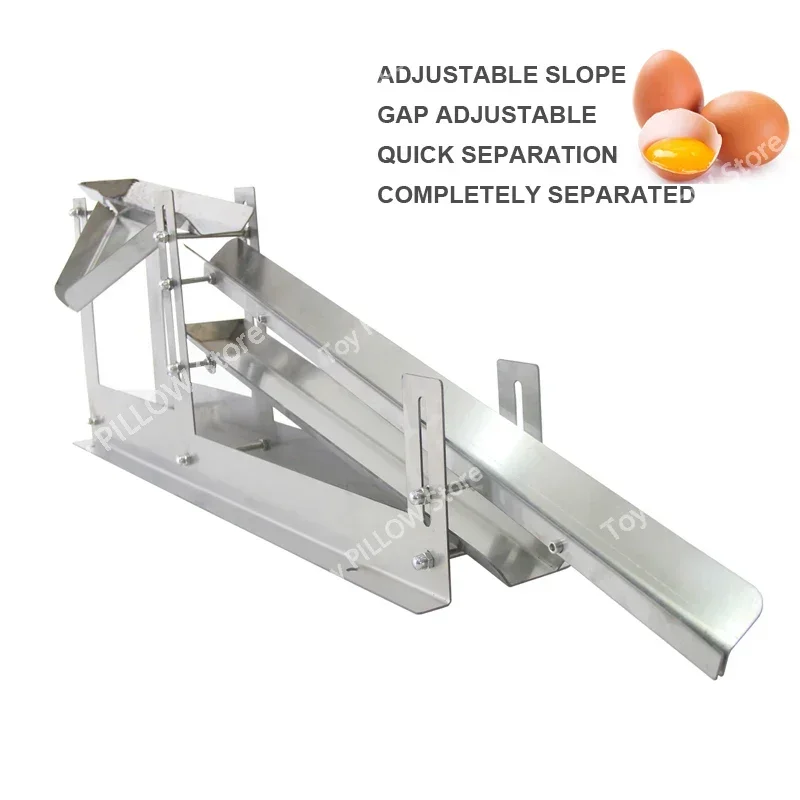 Commercial Small Manual Egg White And Yolk Separator 304 stainless steel Liquid Separation Machine For Duck Hen Eggs