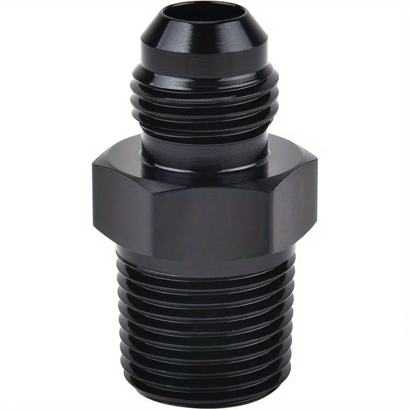 

Straight 6AN Male Flare to 3/ 8" NPT Pipe Adapter Fitting Aluminum, Car Accessories