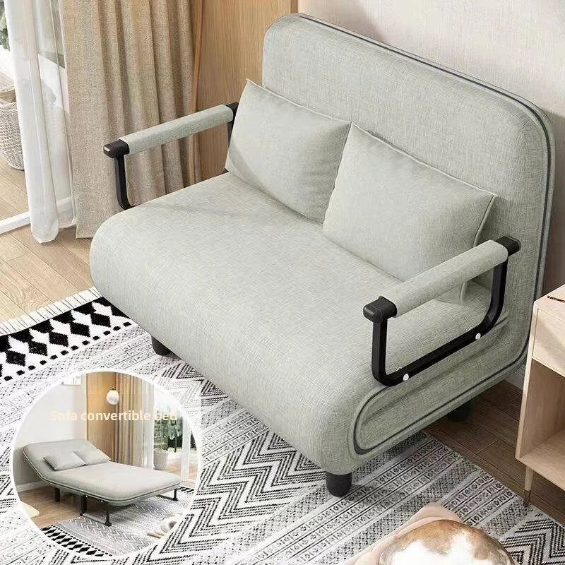 Sofa bed dual-purpose sitting and sleeping removable and washable