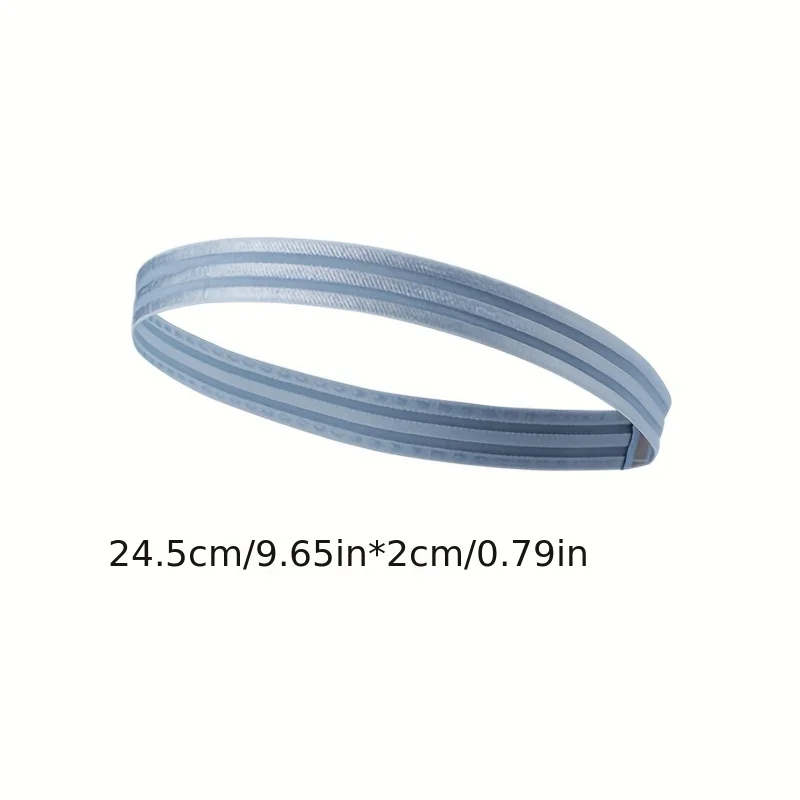 Fitness Anti Sweat Silicone Hair Band Guide Sweat Breathable Basketball Sports Hair Band Running Yoga Non slip Headband