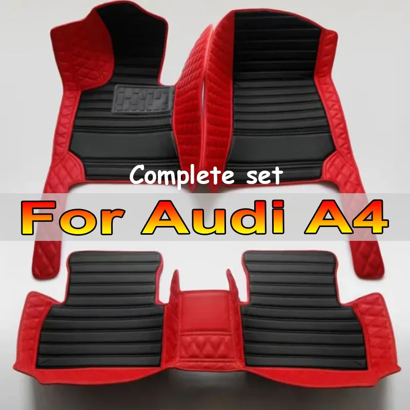 

Car Floor Mats For Audi A4 MK3 B7 8E 2004 2005 2006 2007 2008 Custom Auto Foot Pads Automobile Carpet Cover Interior Accessories