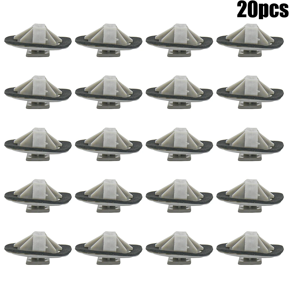 

Set Molding Retainer Clips Set Stem Length: 10mm Side Skirt Rocker ABS Plastic BP4L-51-SJ3 Fits Hole Size: 26mm