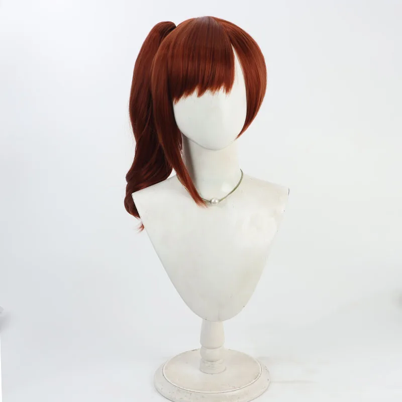 Gakuen Idolmaster Igarashi Kyoko Cos Cosplay Wig Halloween Party Prop Synthetic Hair Heat Resistant Fiber + Wig Cap