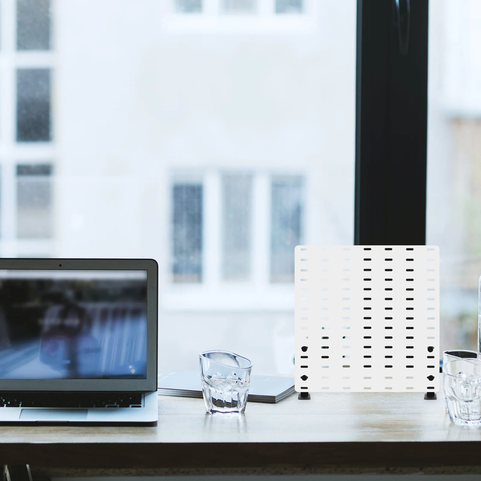 

2Pcs T-Shaped Pegboard Brackets Stainless Steel Desktop Fixing Support Pegboard Desk Mount Panel Display Stand Accessories