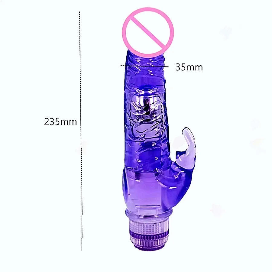Realistico vibratore del dildo multi-frequenza vibratore del coniglio stimolazione del clitoride masturbazione giocattoli del sesso per le donne forniture per adulti