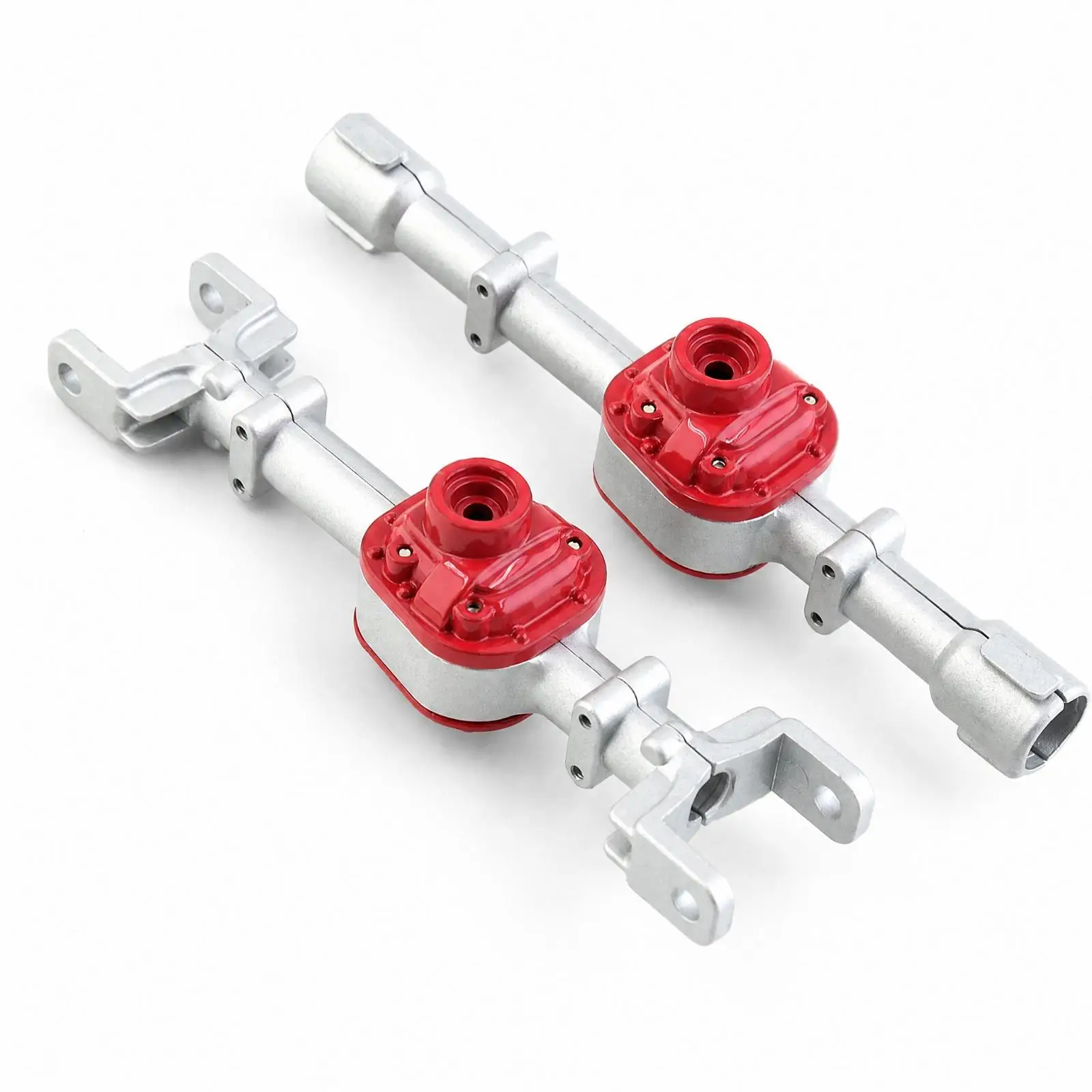 2 Pieces RC Vehicle Parts Replacement MN D90 Metal Axle Housing Upgrade Vintage Utility Vehicle RC Axle Housing for Hands-on