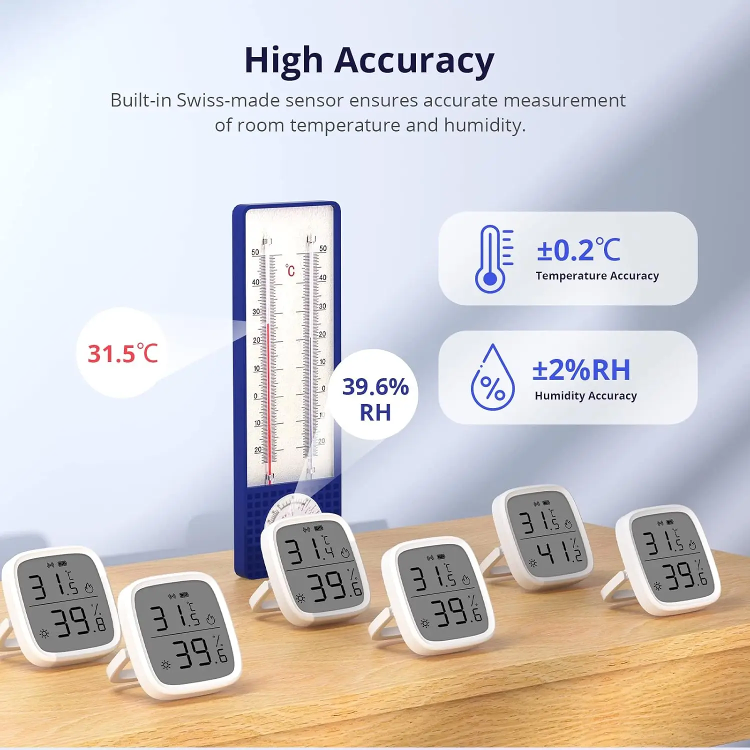 Zigbee – capteur de température et d'humidité intérieure, thermomètre et hygromètre LCD Zigbee SNZB-02D, fonctionne avec Alexa et Google Home