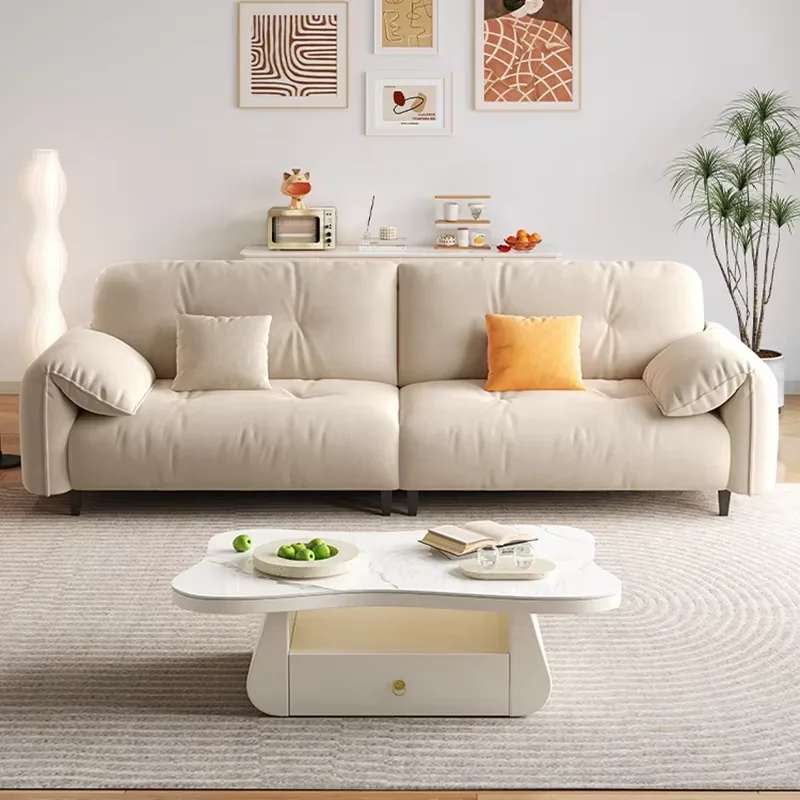 Designer Fancy Sofa Simple Square Comfortable Foam Living Room Couches Lounge Modern Divani Da Soggiorno Furniture Living Room