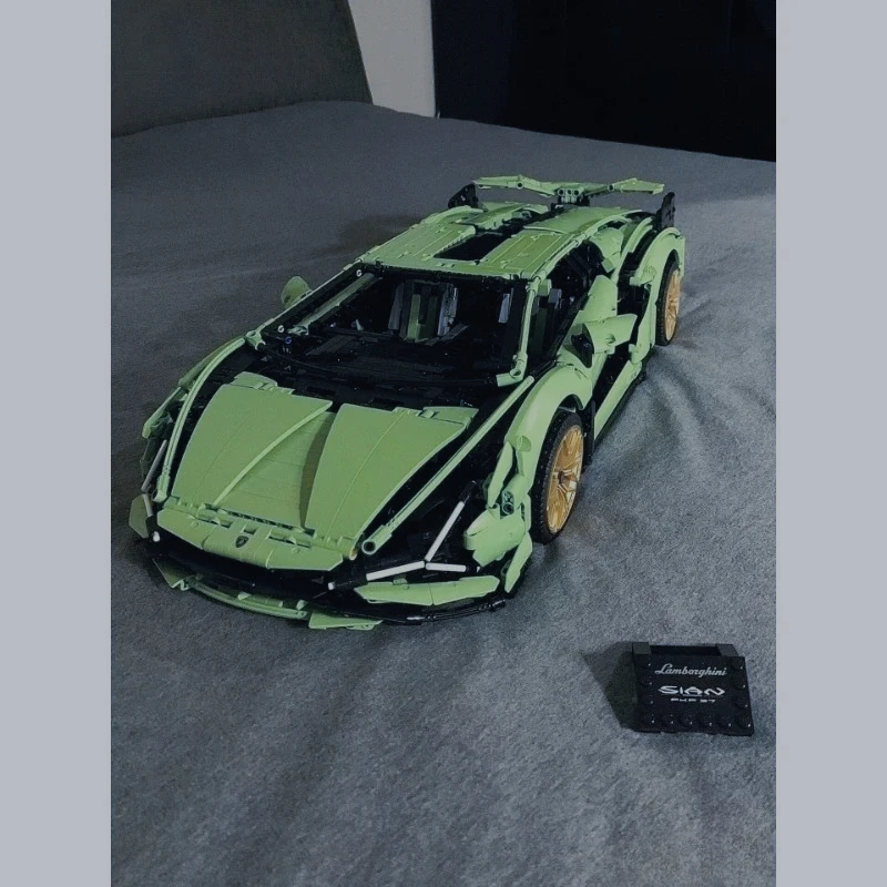 

MOC Bricks Super Speed Technicial Sport Car Compatible Model Building Blocks Toy for Boys Kids Children Birthday Christmas Gift