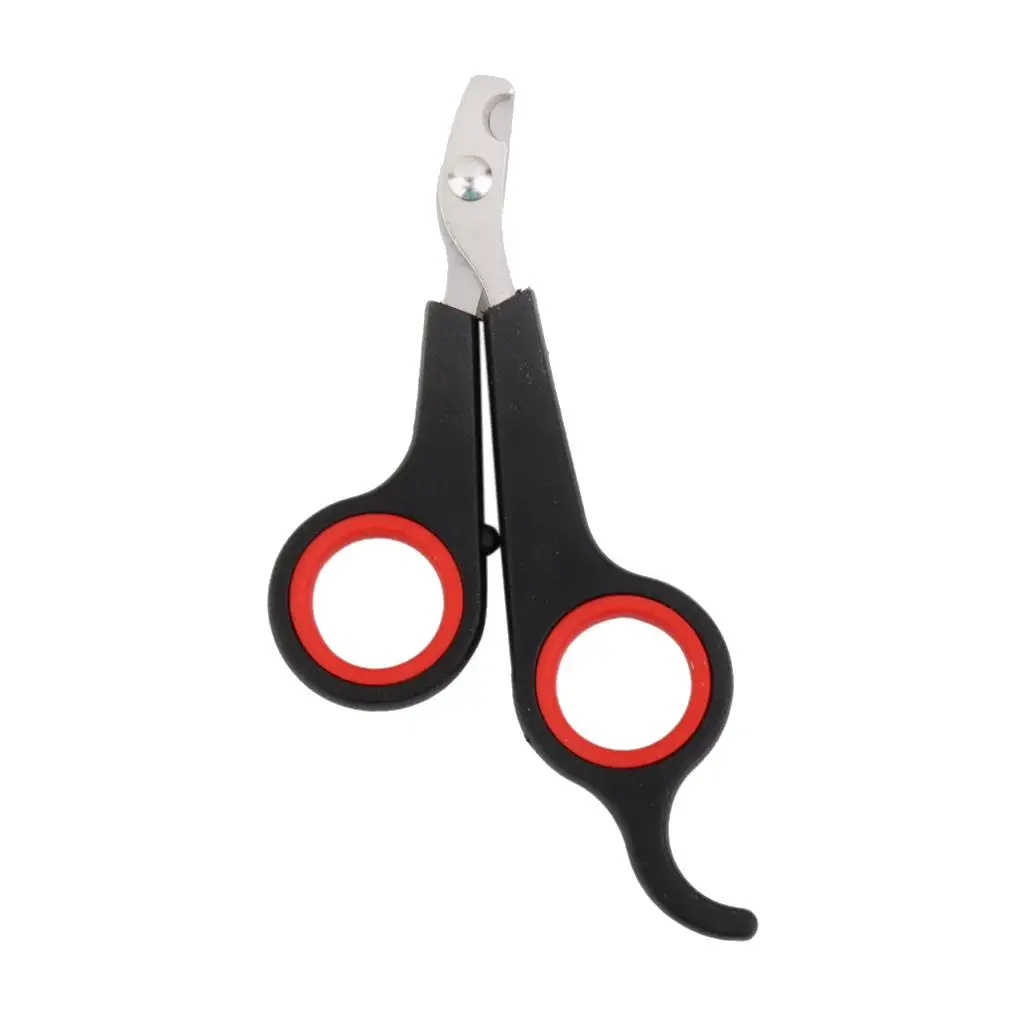 High Quality Stainless Steel Painless Dog Cat Nail Scissors Trimmer Black S