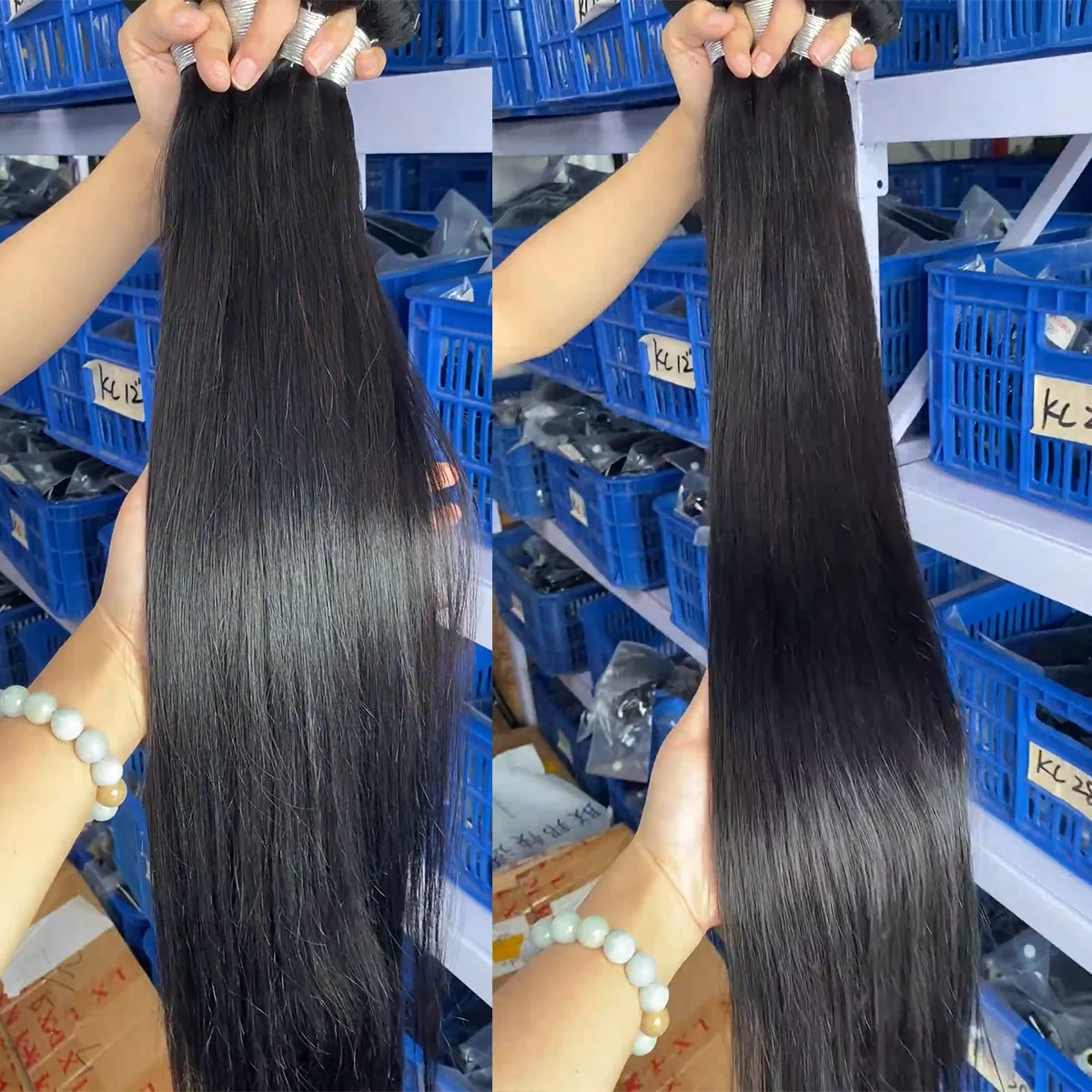 Unprocessed Raw Human Hair Bundle Bone Straight Human Hair Bundles Double Weft Remy Hair Weave Clearance Sale Body Wave Bundles Human Hair