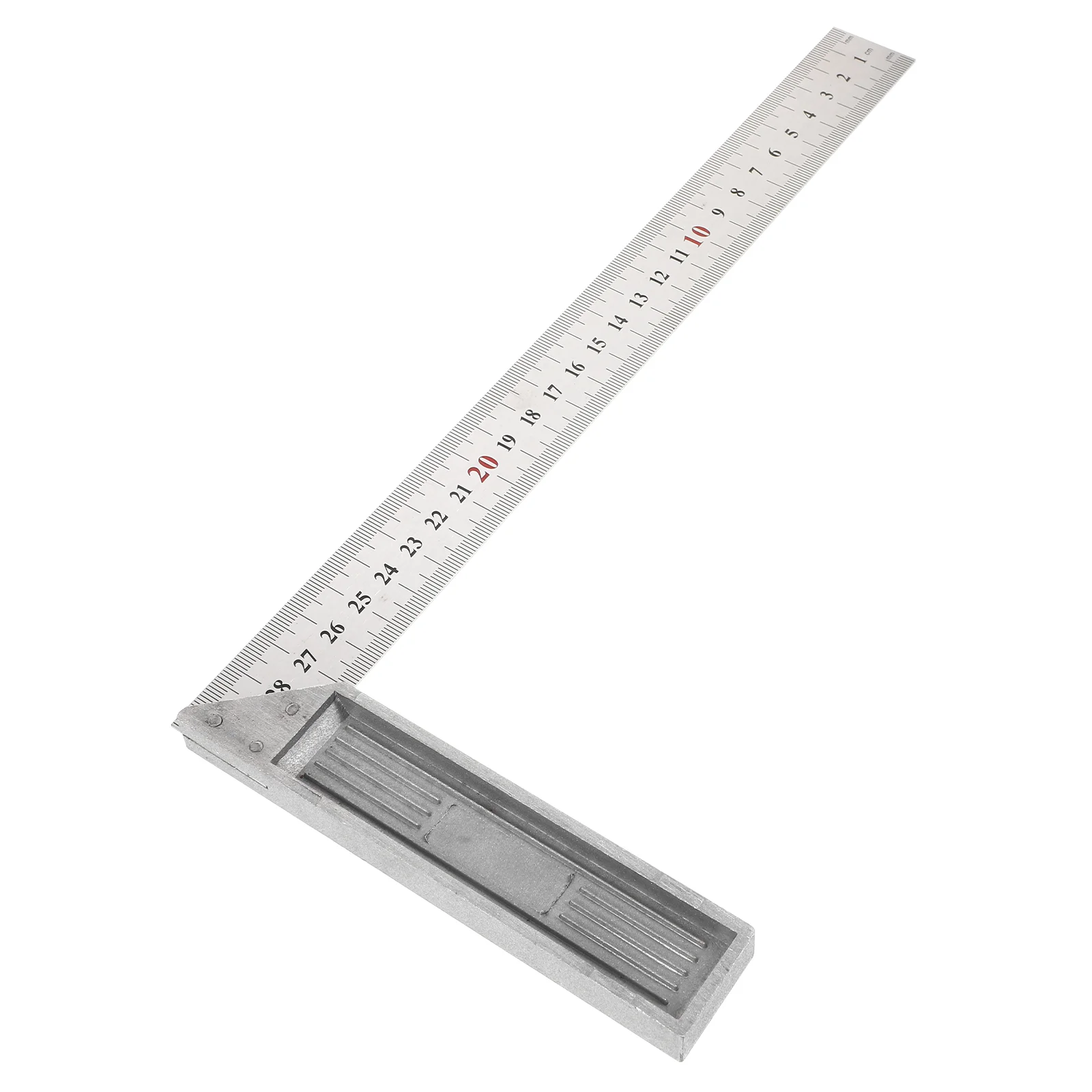 

Thickened Square Ruler School Bevel Foldable Measuring Woodworking Right Angle Machinist Metal