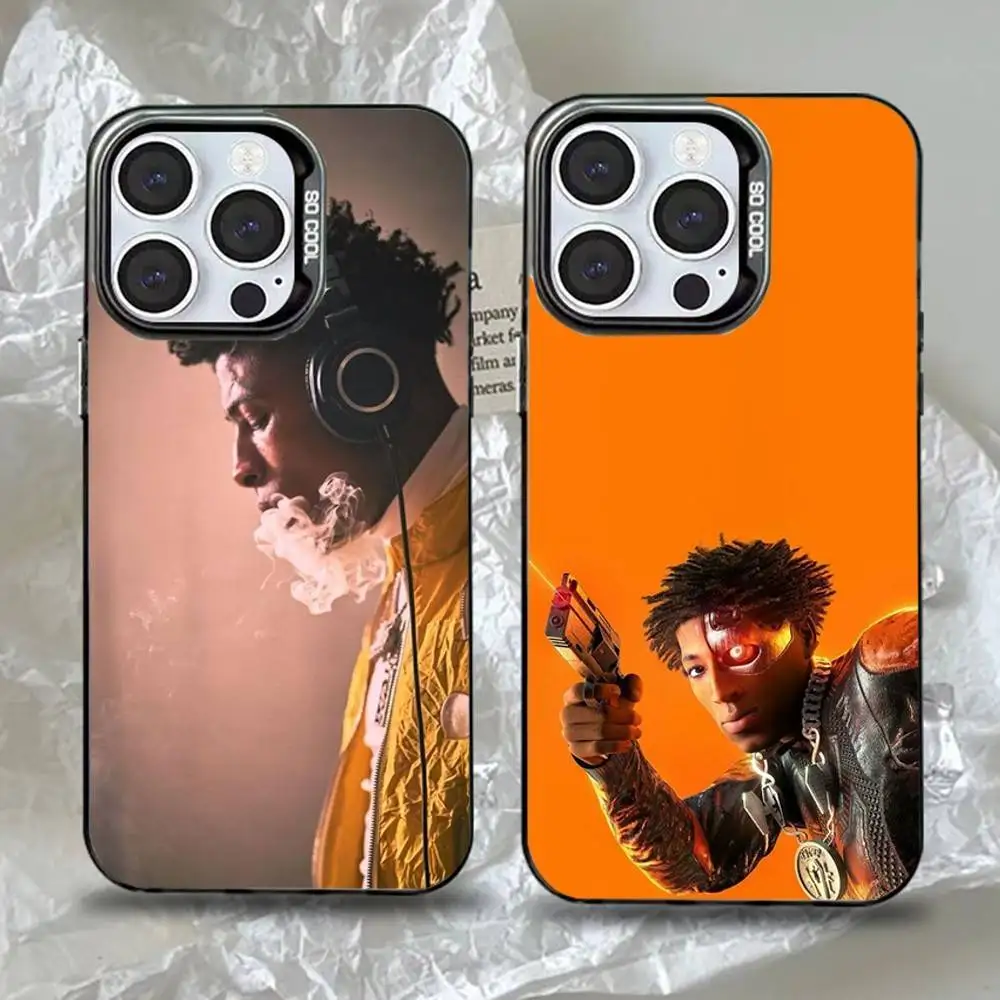 

Youngboy Never Broke Again Phone Case For iPhone 16,15,14,13,12,11,Pro,Max,Plus,Mini,XS,SE Anti Fall Black Matte Hard Bumper