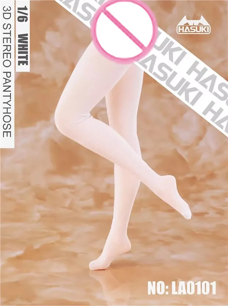 HASUKI LA01 1/6 Scale Female 3D Pantyhose Solid Color Leggings Stockings Clothes Accessories Model Fit 12\'\' Action Figure Body