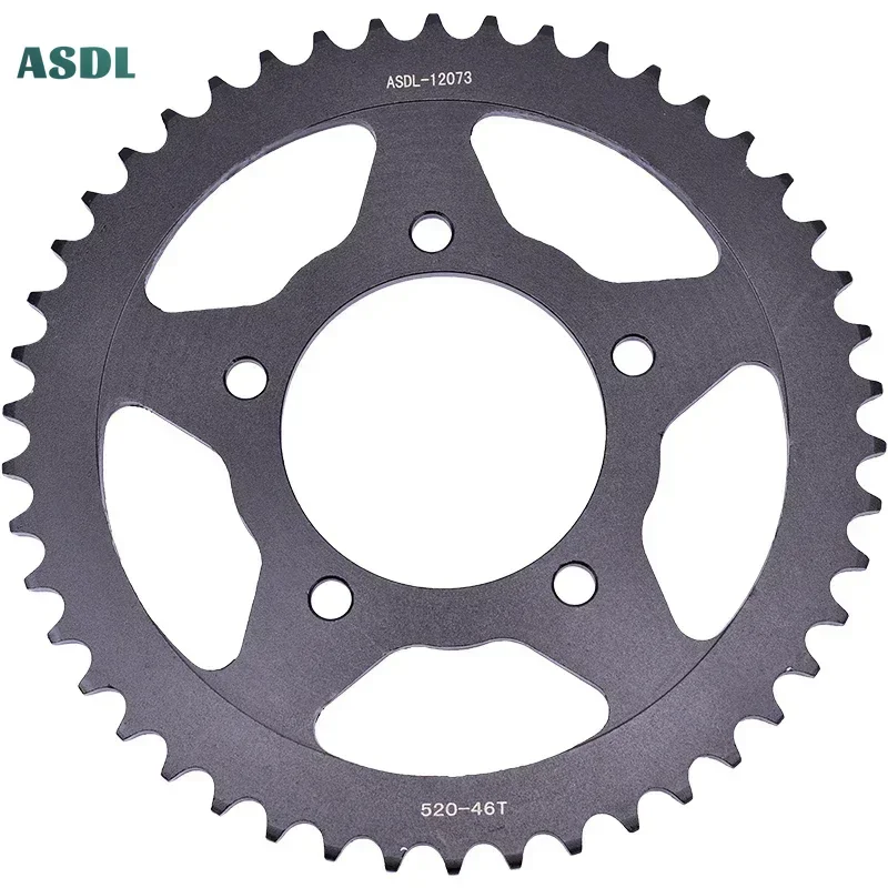 520 15T 46T Motorcycle Front Rear Sprocket For SUZUKI SFV650 2009-2015 SV650 2016-2022 SFV 650 SV 650 520-15T 46T Gladius 2013