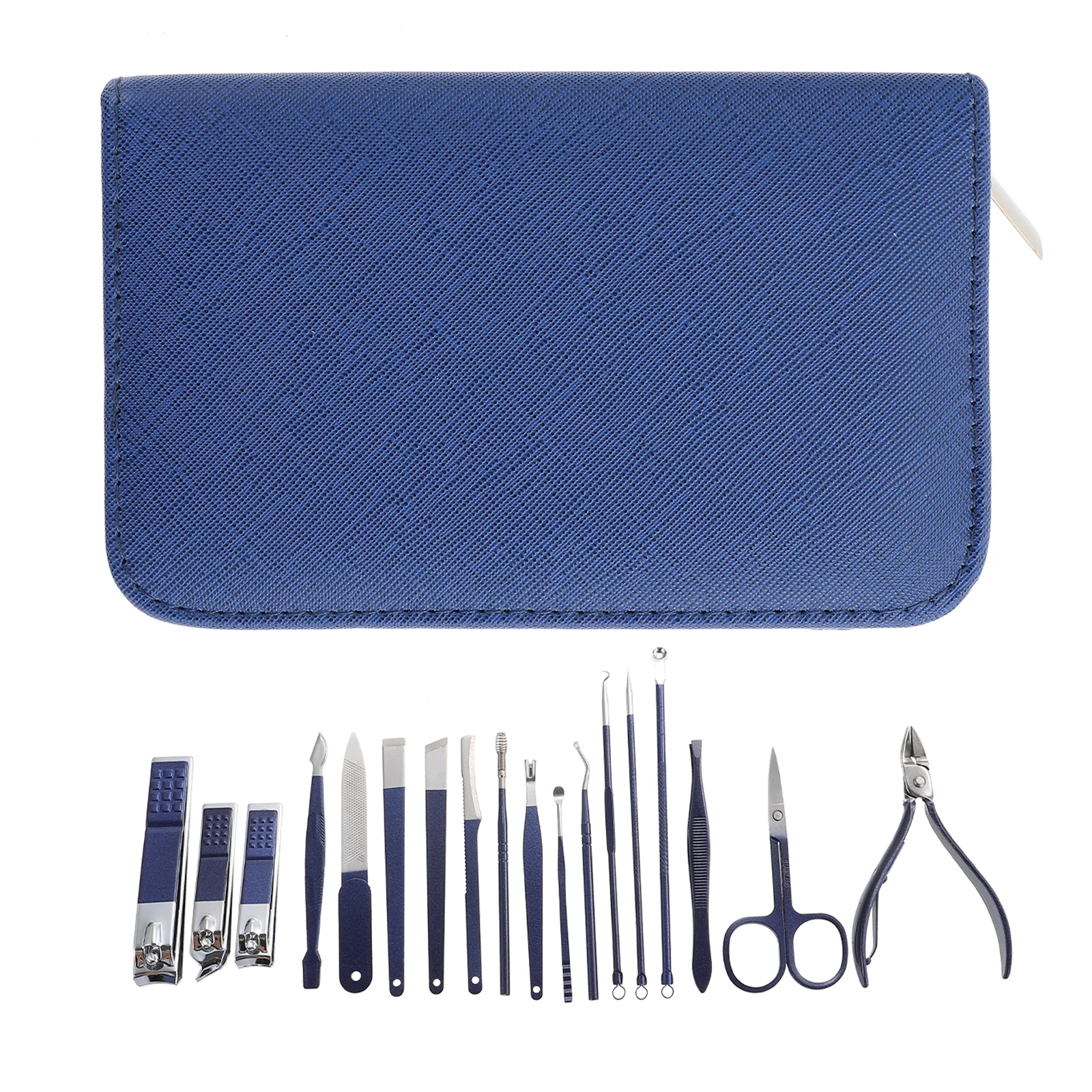 1 مجموعة الفولاذ المقاوم للصدأ مسمار المقص مجموعة متعددة الوظائف المحمولة مانيكير باديكير كيت العناية بالأظافر المنزلية أدوات للعناية الشخصية #2