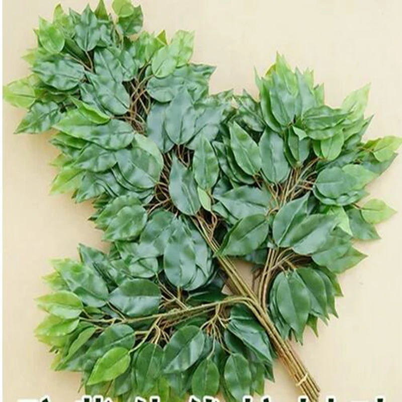 

Artificial Flowers The leaves banyan tree leaf leaves fake plastic .christmas decorations for home