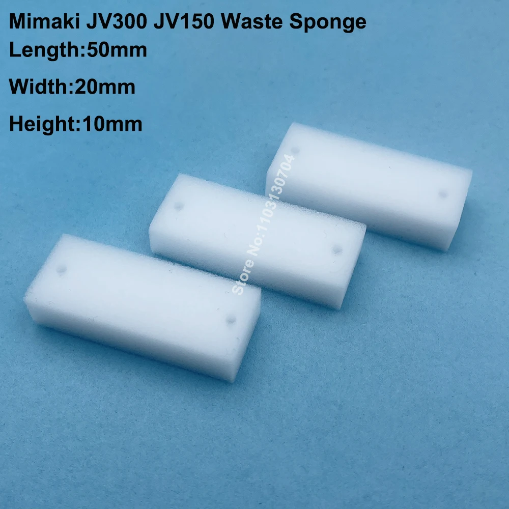 3PCS Mimaki JV150 JV300 Waste Sponge for DX7 Printhead Cap Head Assembly Mimaki CJV150 CJV300 Printer Capping Pad Wiper Filter