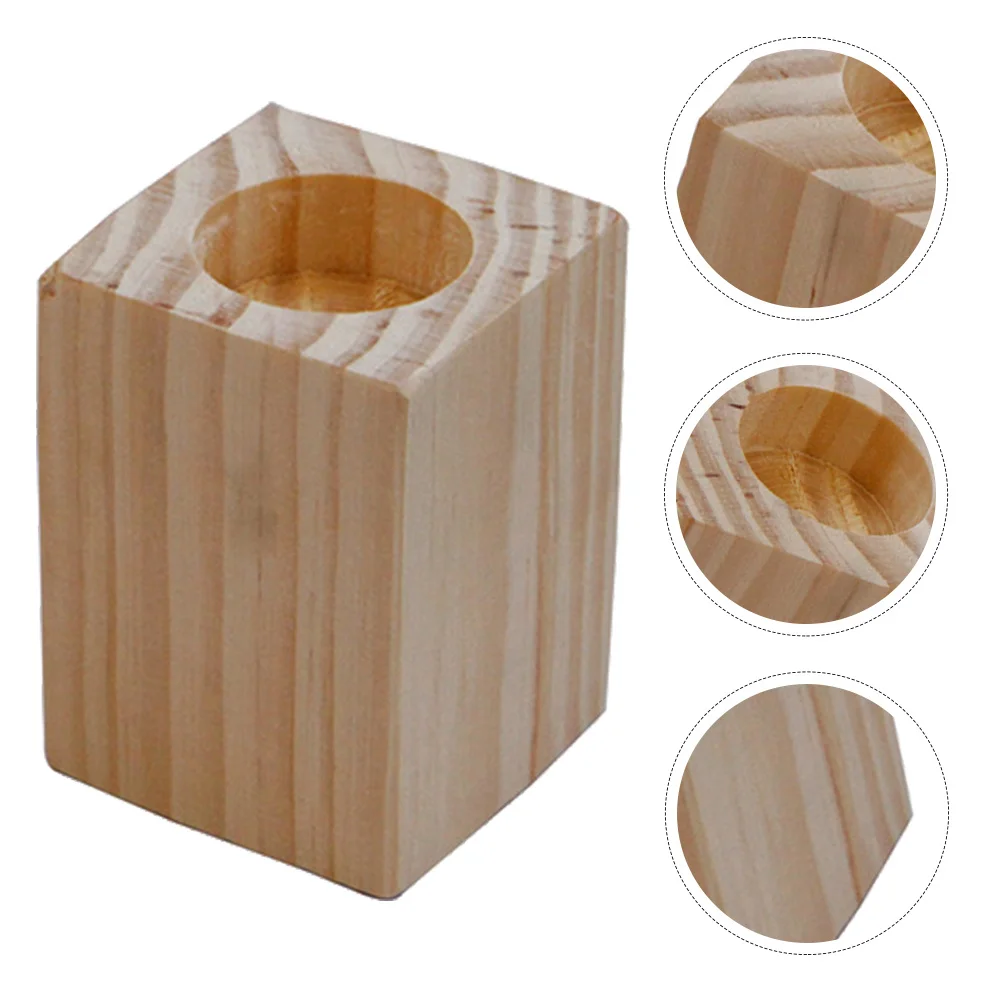 

Wooden Holder Small Compact Stable Structure Stand for Table Desktop Ornament Home Decoration