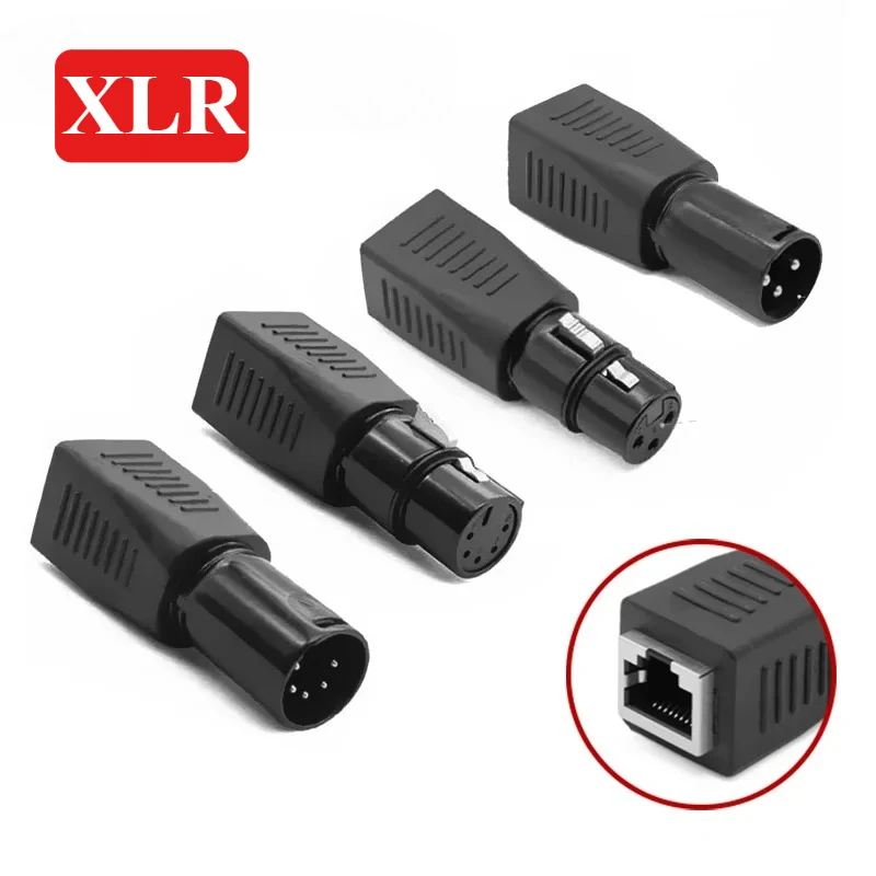 

XLR — RJ45 «мама», 3/5-контактный разъем Canon, сетевой адаптер Ethernet — DMX «папа-мама», аудио DMX с переменной вилкой