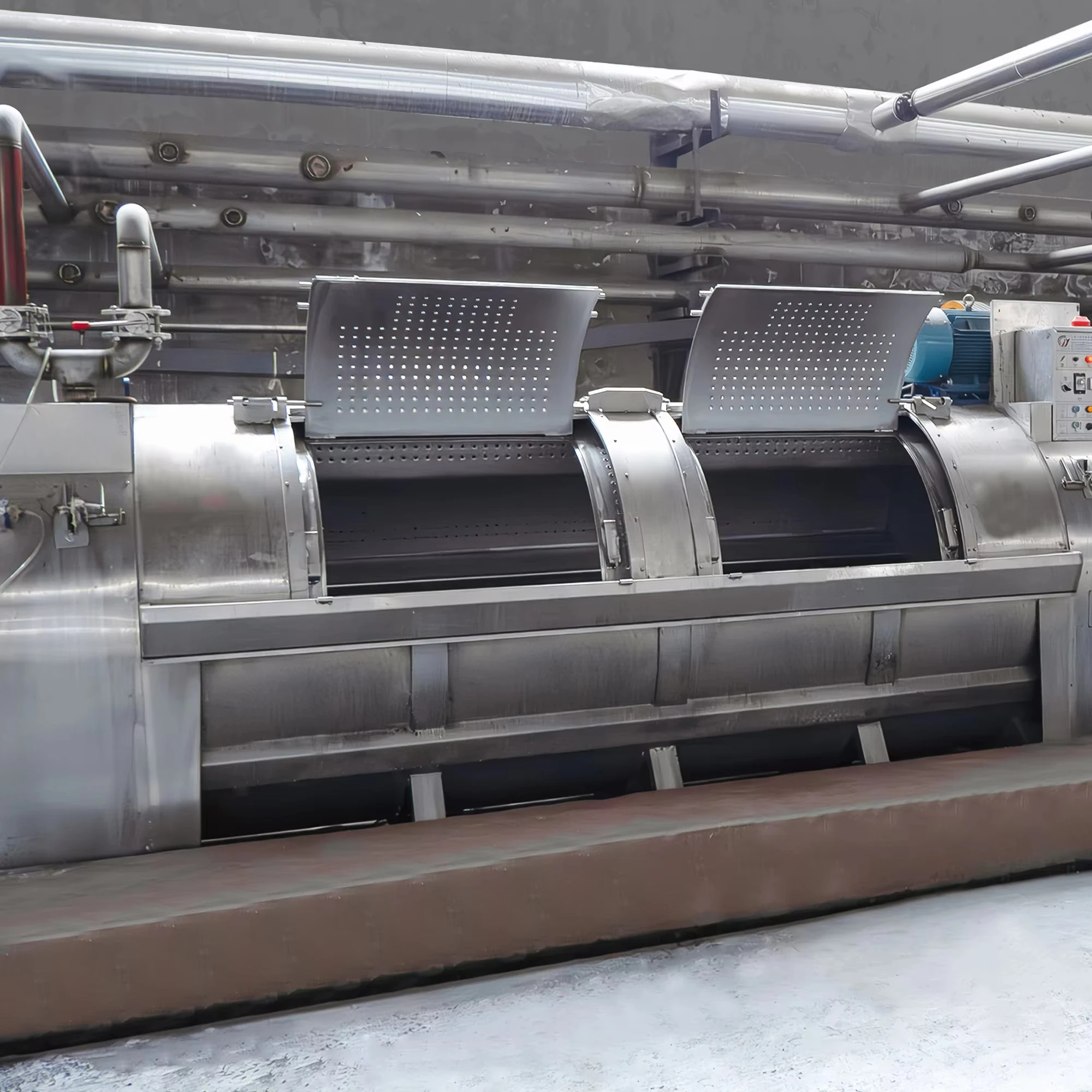 غسالة صناعية احترافية معدات تنظيف قماش الفولاذ المقاوم للصدأ معدات الغسيل الصناعية